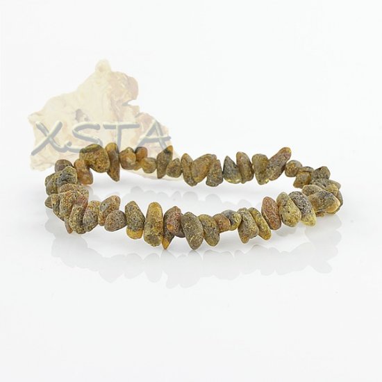 Wholesale natural raw amber bracelet